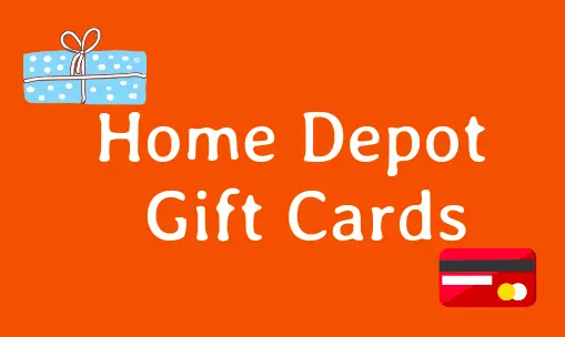 Home depot gift cards guide