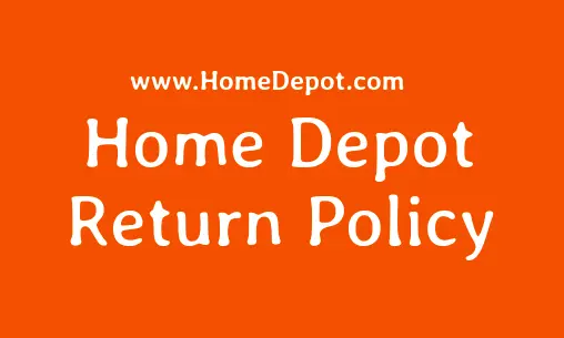 Home Depot return policy guide for customers